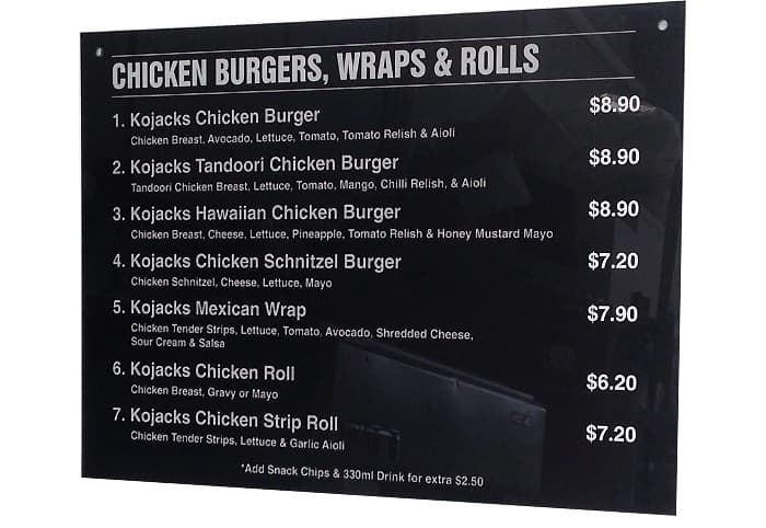 acrylic-menu-board-with-graphic-on-back